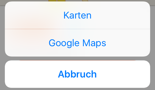 Adventure Lab App: Kartenauswahl